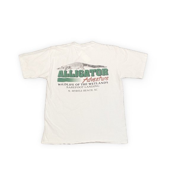 XL - Vintage ‘Alligator Adventure Myrtle Beach’ Graphic T Shirt - Picture 2 of 4